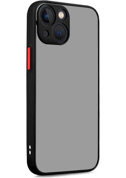 iPhone 13 Mara Serisi Arkası Mat Renkli Silikon Kılıf
