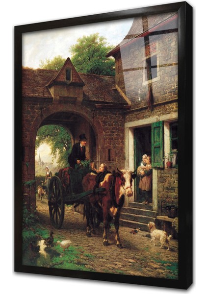 Grass Çerçeveli Cam Tablo