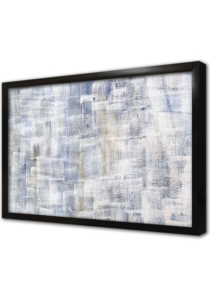 Beya Soyut Çerçeveli Cam Tablo