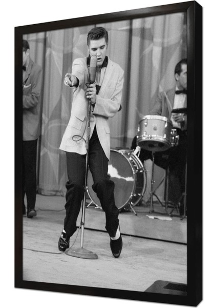 Elvis Presley Çerçeveli Mdf Tablo