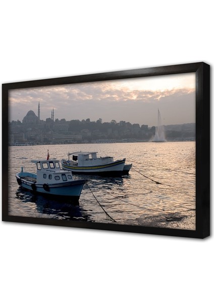 Gün Batımı Istanbul Çerçeveli Mdf Tablo