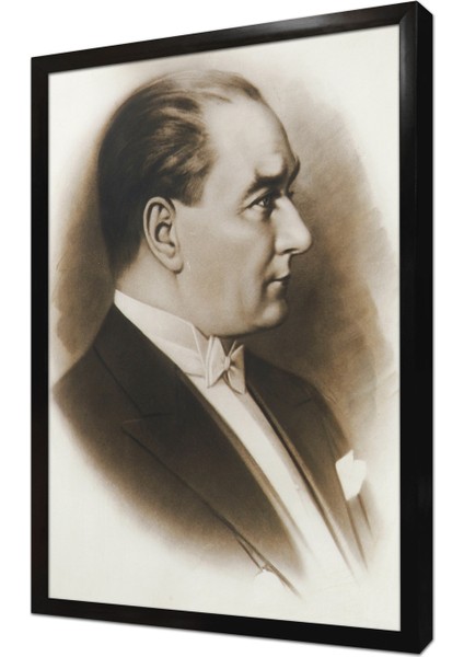 Atatürk Çerçeveli Mdf Tablo