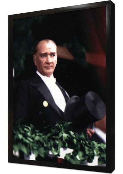 Atatürk Çerçeveli Mdf Tablo