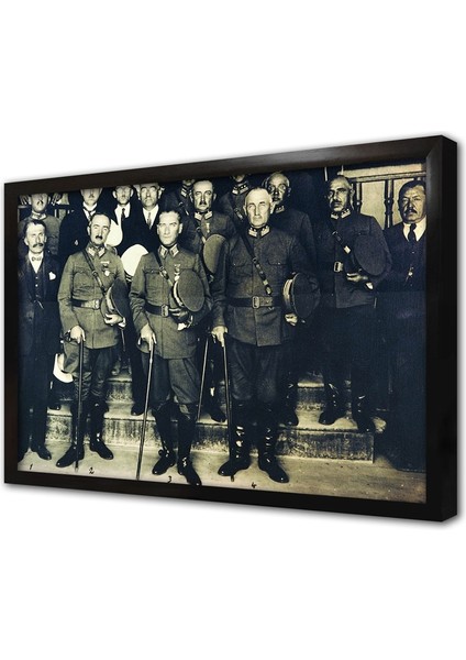 Atatürk Mondros Ateşkes Antlaşması Sonrası Çerçeveli Mdf Tablo