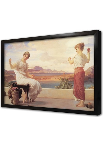 Çile Sarma Çerçeveli Mdf Tablo