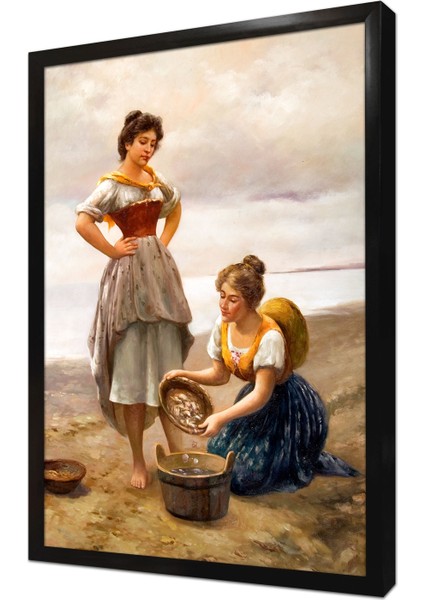 Eugene De Blaas Çerçeveli Mdf Tablo