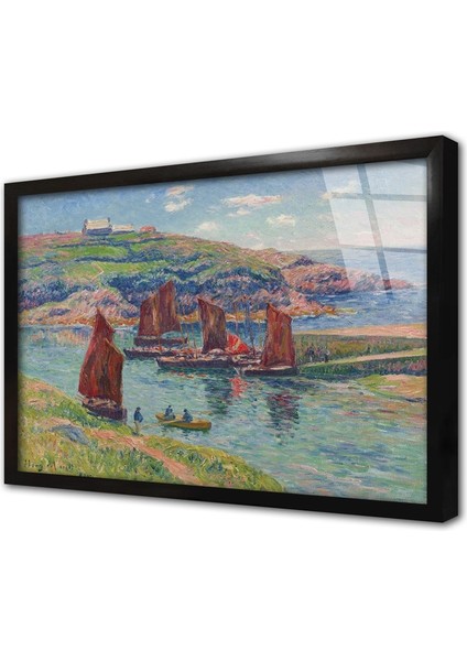 Henry Moret Çerçeveli Cam Tablo