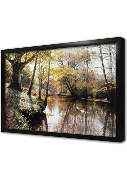 Göl Çerçeveli Cam Tablo