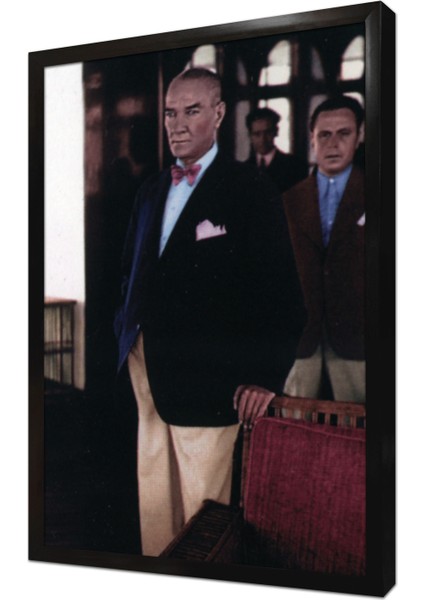 Atatürk Çerçeveli Mdf Tablo