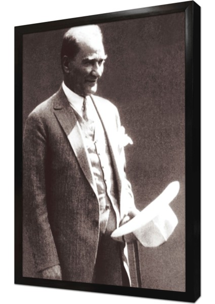 Atatürk Çerçeveli Mdf Tablo