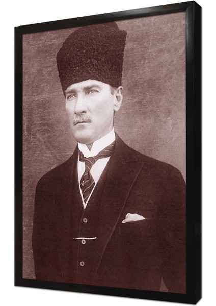 Atatürk Çerçeveli Mdf Tablo