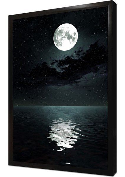 Dolunay Çerçeveli Mdf Tablo