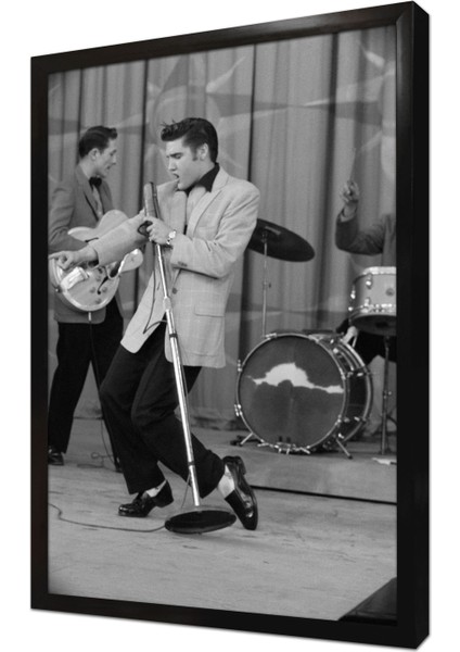 Elvis Presley Çerçeveli Mdf Tablo