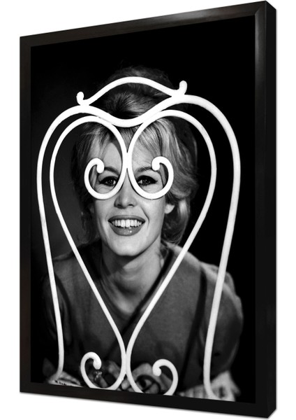Birigitte Bardot Çerçeveli Mdf Tablo