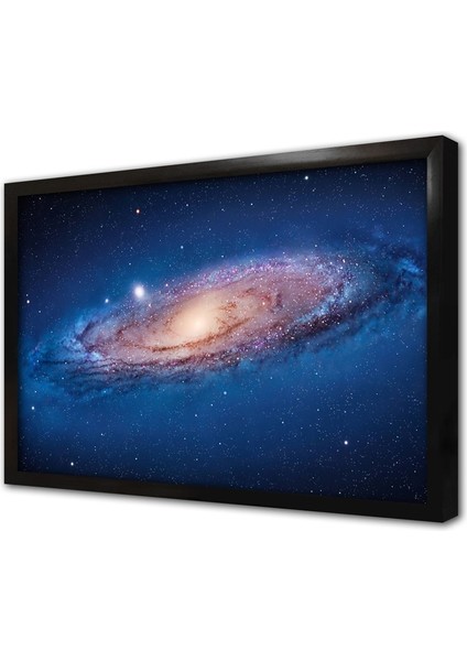Andromeda Galaksisi Çerçeveli Mdf Tablo