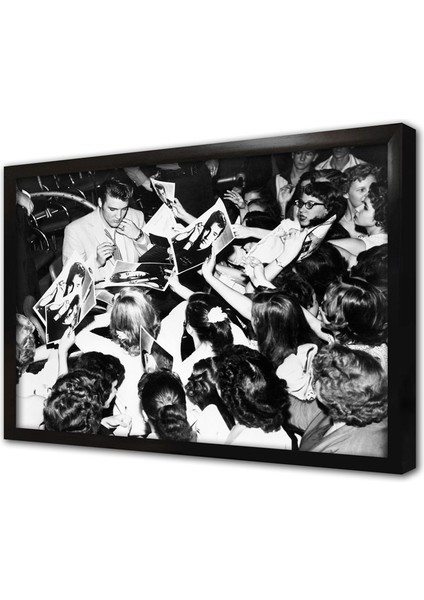 Elvis Presley Çerçeveli Mdf Tablo
