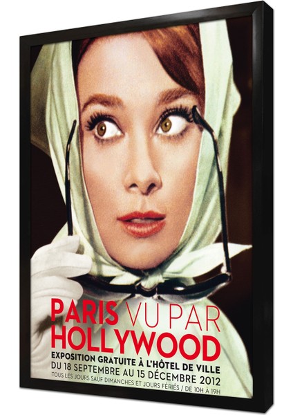 Audrey Hepburn Çerçeveli Mdf Tablo