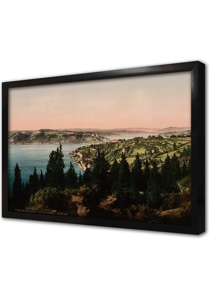 Eski Istanbul Çerçeveli Mdf Tablo
