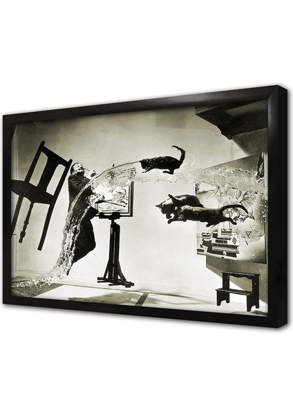 Dali Atomicus Philippe Halsman Çerçeveli Mdf Tablo
