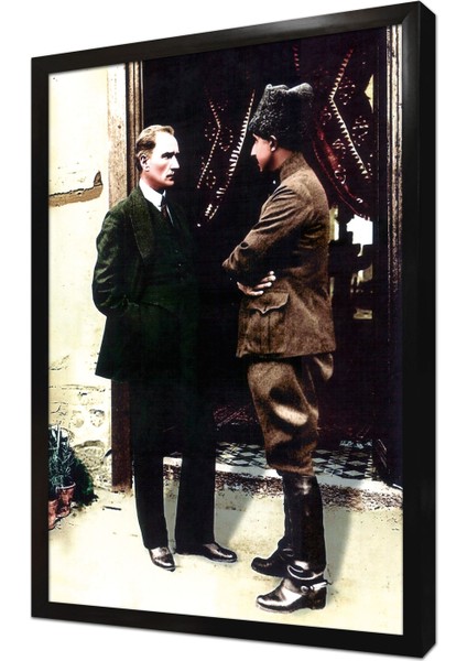 Atatürk Çerçeveli Mdf Tablo