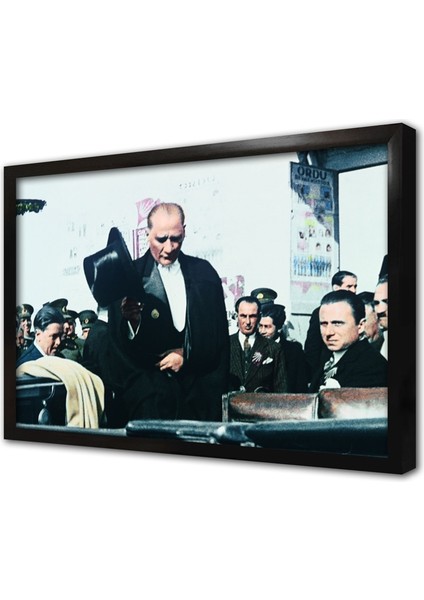 Atatürk Smokin Çerçeveli Mdf Tablo