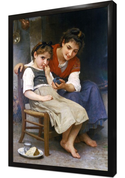 Anne ve Çocuk Çerçeveli Mdf Tablo