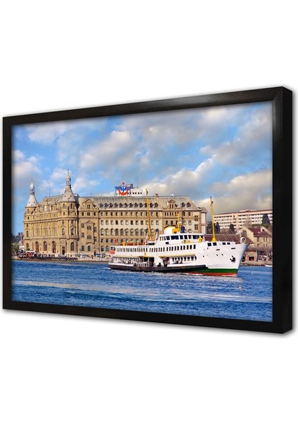 Haydarpaşa Garı Çerçeveli Mdf Tablo