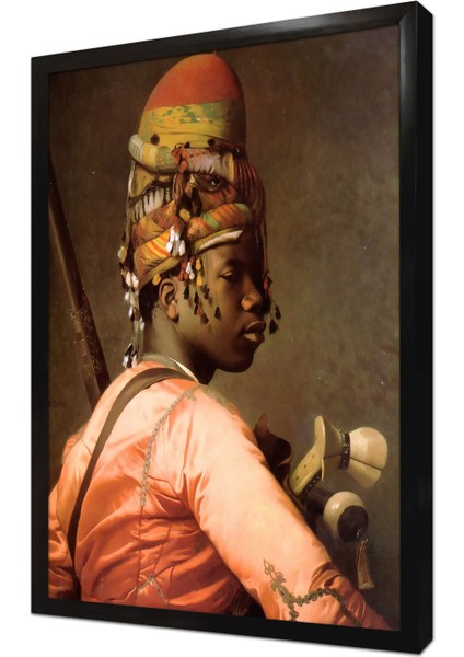 Başıbozuk Jean Leon Gerome Çerçeveli Mdf Tablo