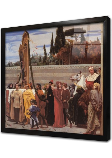 Karşılama Çerçeveli Cam Tablo