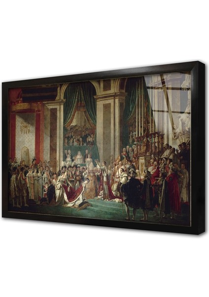 Le Sacre De Napoleon Çerçeveli Cam Tablo