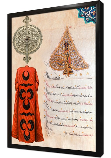 Ferman ve Kaftan Çerçeveli Mdf Tablo