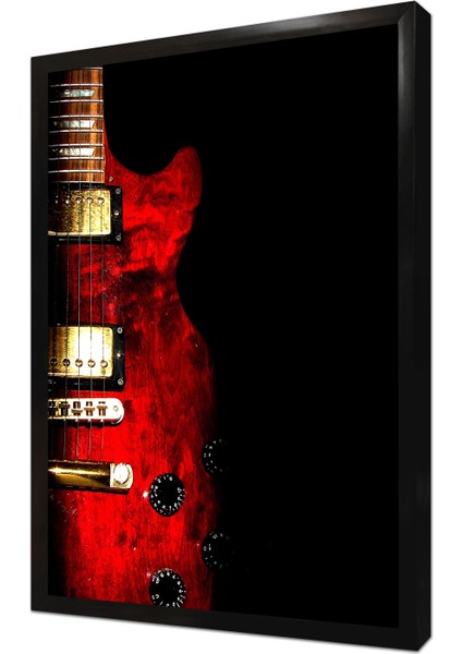 Gitar Çerçeveli Mdf Tablo