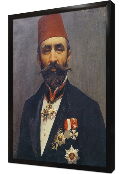Fausto Zonaro Otoportre Çerçeveli Mdf Tablo