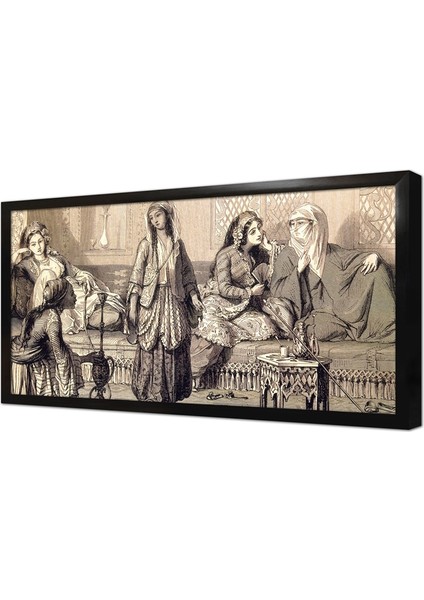Harem Odası Çerçeveli Mdf Tablo