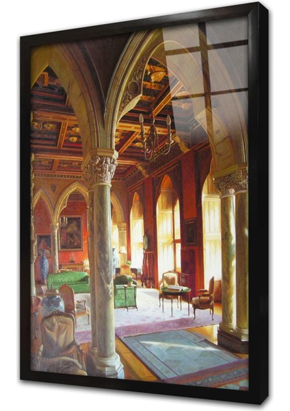 Kale Içi Çerçeveli Cam Tablo