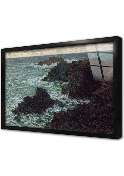 Les Rochers De Belle Çerçeveli Cam Tablo