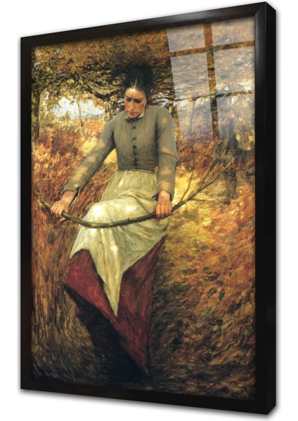 Kadın Çerçeveli Cam Tablo