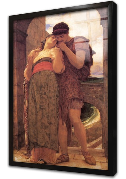 Kadın Çerçeveli Cam Tablo