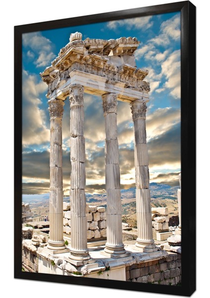 Izmir Pergamon Çerçeveli Mdf Tablo