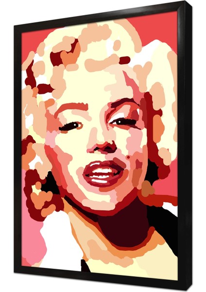 Marilyn Monroe Çerçeveli Mdf Tablo