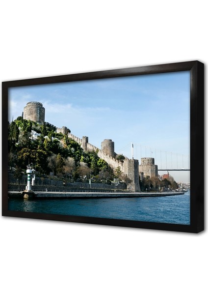 Istanbul Rumeli Hisarı Çerçeveli Mdf Tablo