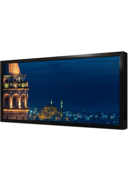 Istanbul Galata Kulesi Çerçeveli Mdf Tablo