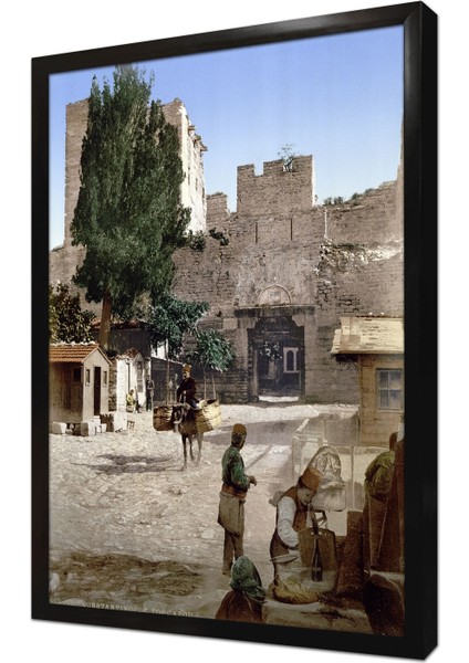 Istanbul Çerçeveli Mdf Tablo