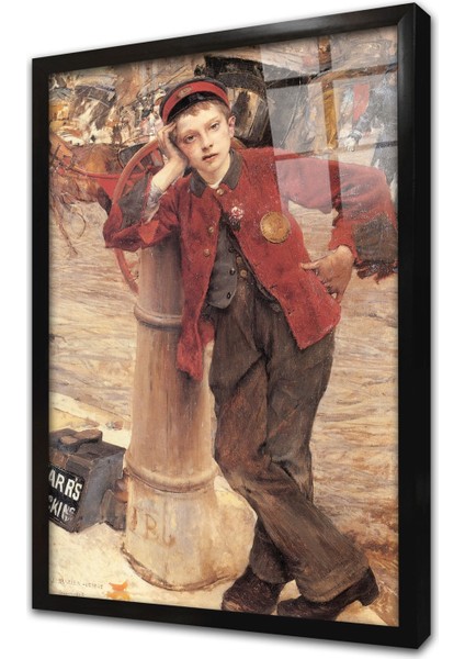 Kadın Çerçeveli Cam Tablo