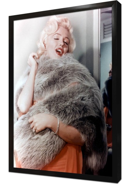 Marilyn Monroe Çerçeveli Mdf Tablo