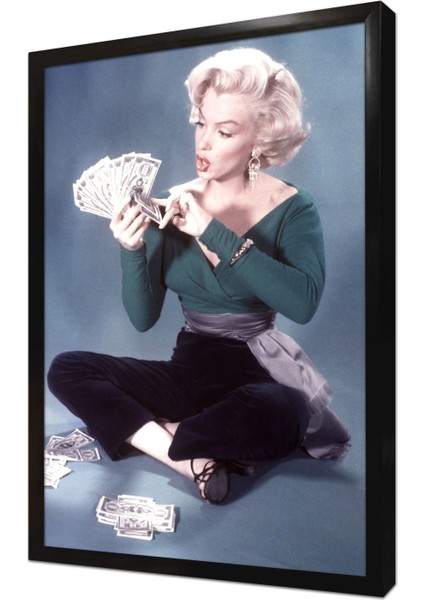 Marilyn Monroe Çerçeveli Mdf Tablo
