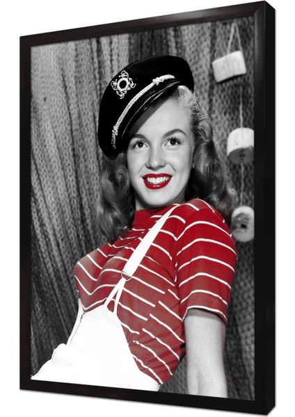 Marilyn Monroe Çerçeveli Mdf Tablo