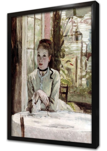 Kadın Çerçeveli Cam Tablo