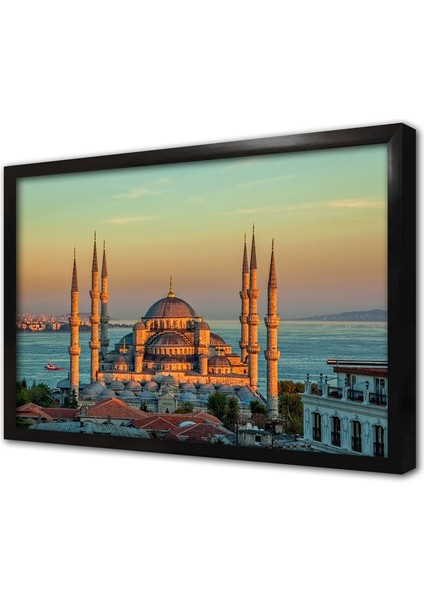 Istanbul Sultanahmed Cami Çerçeveli Mdf Tablo