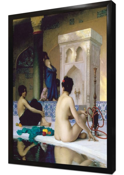 After The Bath Painting Çerçeveli Mdf Tablo